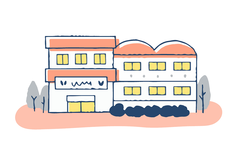 施設に入って受けるサービス